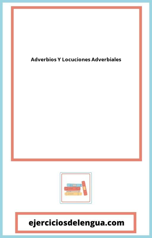 Adverbios Y Locuciones Adverbiales PDF