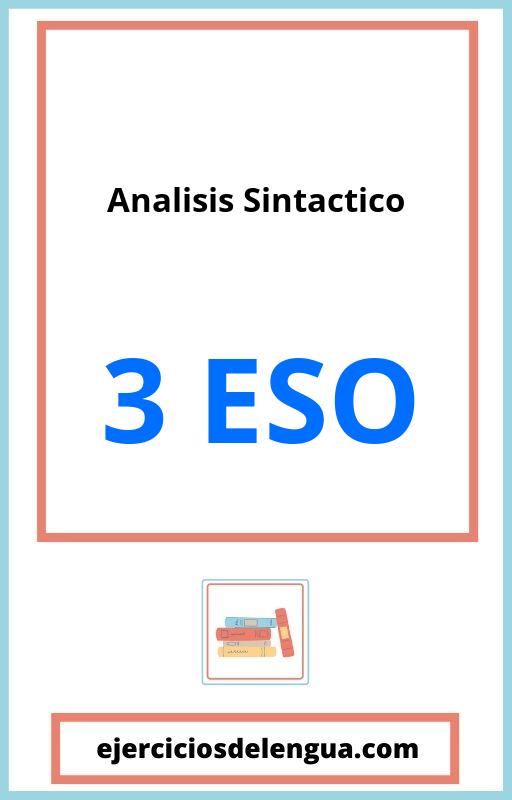 Analisis Sintactico 3 Eso PDF