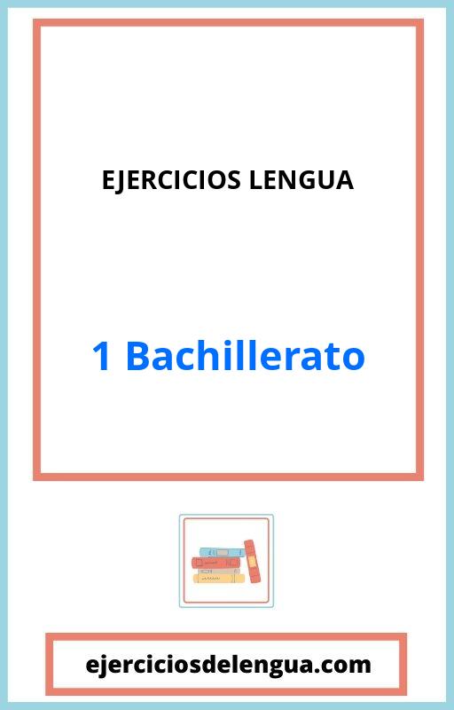 Ejercicios De Lengua 1 Bachillerato Con Soluciones PDF Para Imprimir 】 2024