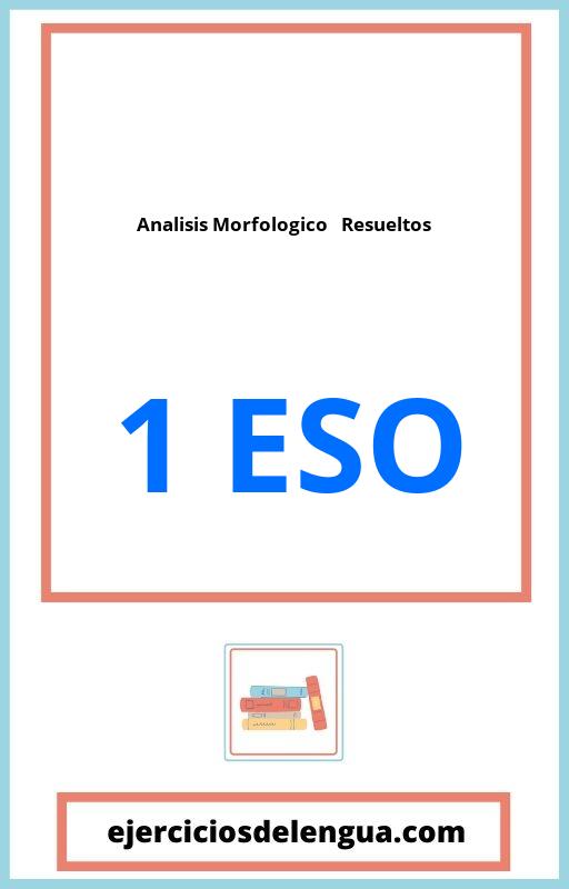 Ejercicios Analisis Morfologico 1 Eso PDF Resueltos