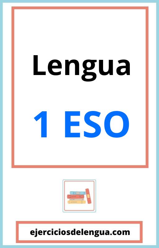 Ejercicios De Lengua 1 Eso Con Soluciones PDF 】 2022