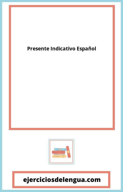 Ejercicios Presente Indicativo Español PDF