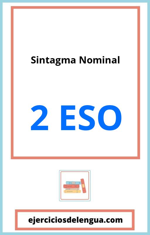 Ejercicios Sintagma Nominal 2 Eso