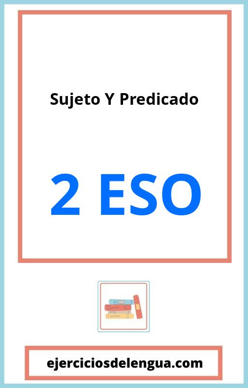 Ejercicios Sujeto Y Predicado 2 Eso PDF
