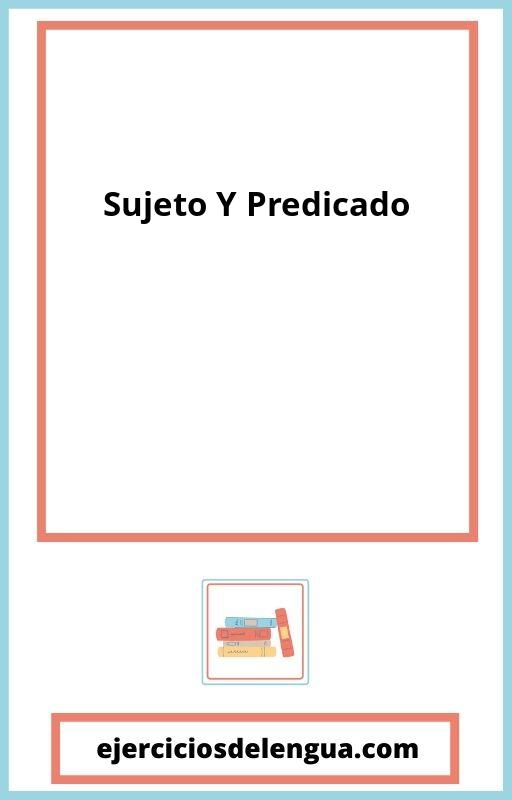 Ejercicios Sujeto Y Predicado Primaria PDF