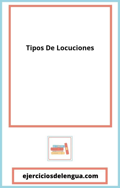 Ejercicios Tipos De Locuciones