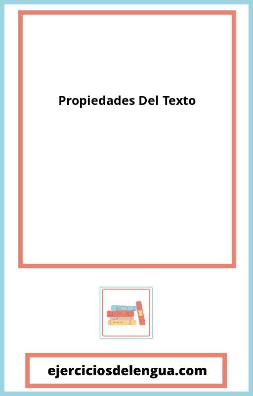 Propiedades Del Texto Ejercicios Resueltos